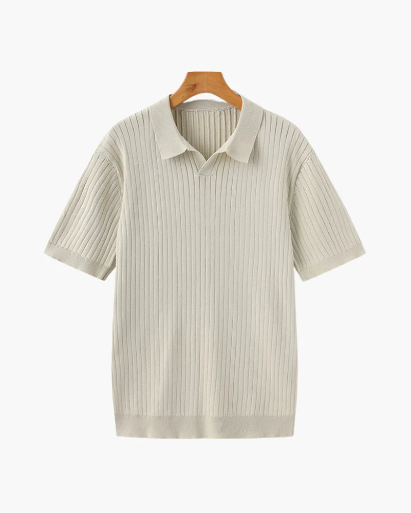 Geripptes Poloshirt Algarve