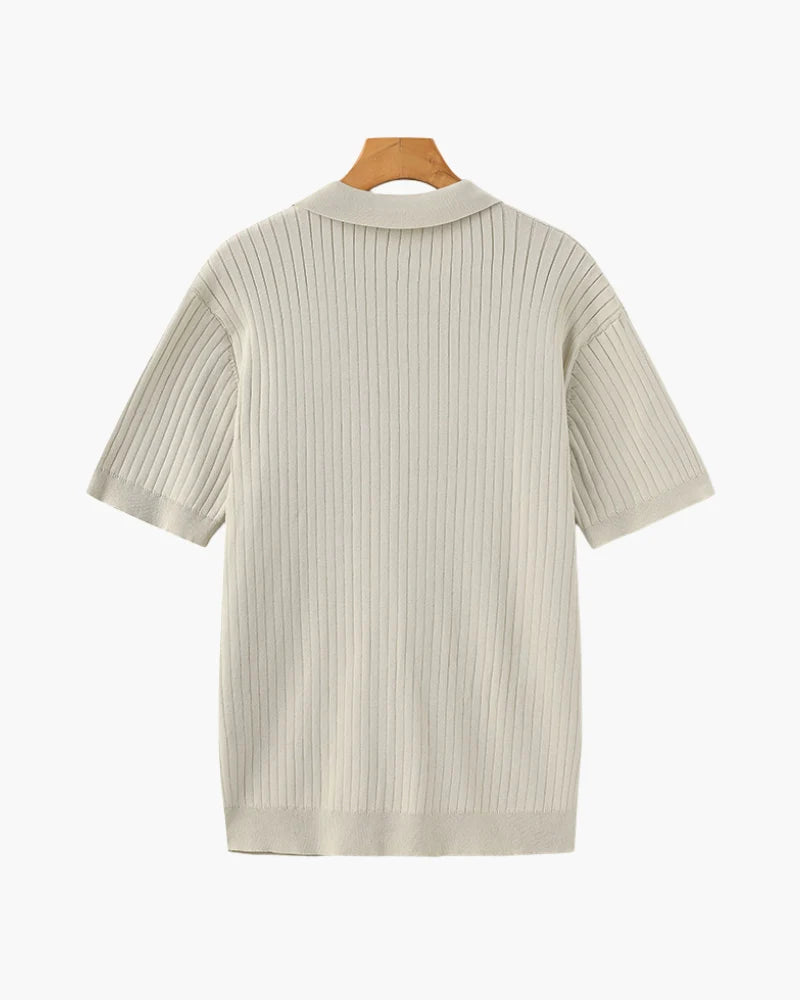 Geripptes Poloshirt Algarve